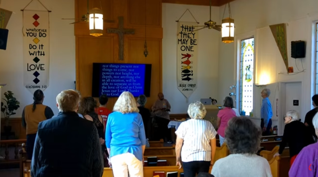 church service image